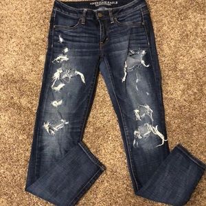 American Eagle Ripped Jeggings